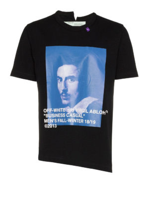 OFF-WHITE: t-shirt - T-shirt Bernini nera