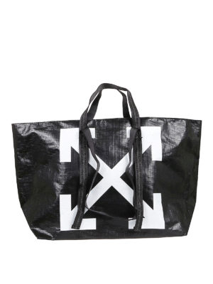 OFF-WHITE: Handtaschen - Shopper - Schwarz