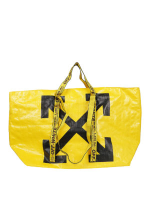 OFF-WHITE: Handtaschen - Shopper - Gelb
