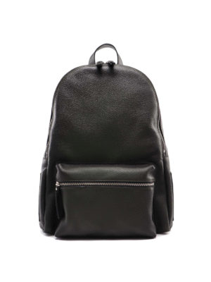 ORCIANI: backpacks - Hammered leather backpack