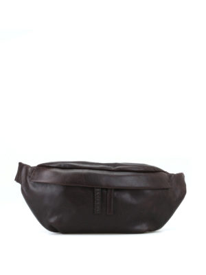 ORCIANI: marsupi - Marsupio Artik in pelle testa di moro