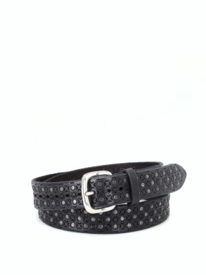 ORCIANI: marsupi - Cintura Stain con borchiette vintage