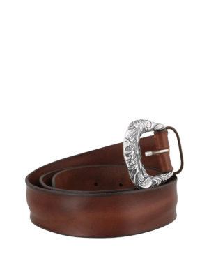 ORCIANI: belts - Bull Soft leather belt