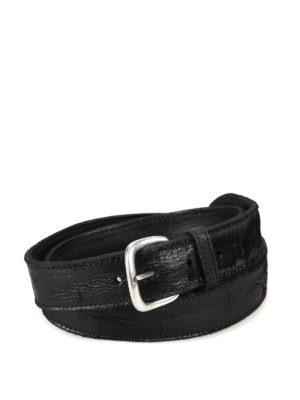 ORCIANI: cinture - Cintura in pelle testurizzata laserata