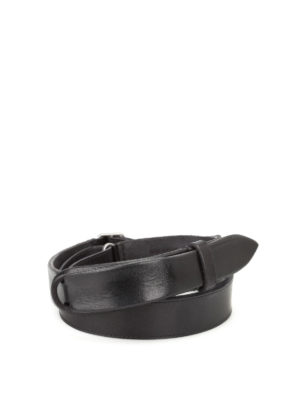 ORCIANI: cinture - Cintura nera Dive Nobuckle