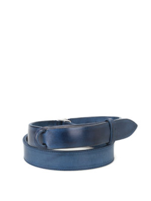 ORCIANI: cinture - Cintura blu Dive Nobuckle
