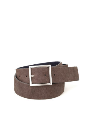 ORCIANI: cinture - Cintura reversibile in nabuk