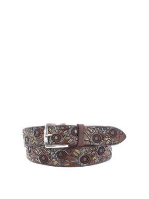 ORCIANI: Cinturones - Cinturón - Marrón