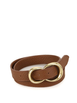 ORCIANI: cinture - Cintura in pelle a grana