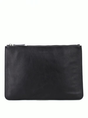 ORCIANI: pochette - Clutch Lotus Line con profili grigi