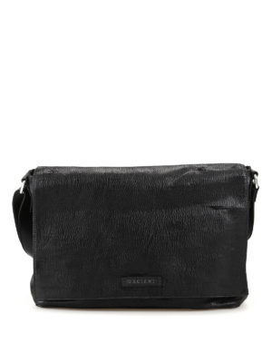 ORCIANI: borse a spalla - Borsa in pelle testurizzata laserata