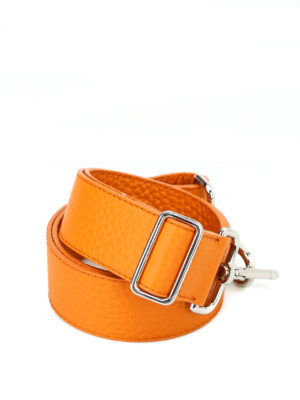 ORCIANI: borse a spalla - Tracolla Soft in pelle color senape