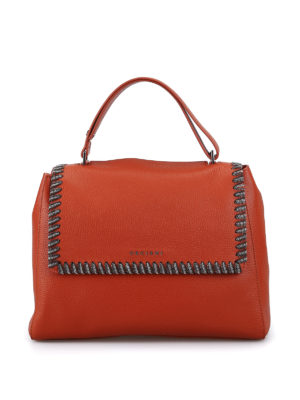 ORCIANI: borse a spalla - Borsa Sveva Chain media in pelle a grana