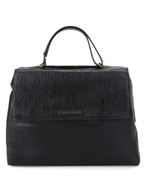 ORCIANI: borse a spalla - Borsa Sveva grande in pelle laserata