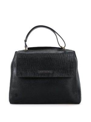 ORCIANI: borse a spalla - Borsa Sveva media in pelle laserata