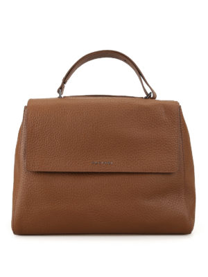 ORCIANI: borse a spalla - Borsa Sveva grande in pelle a grana