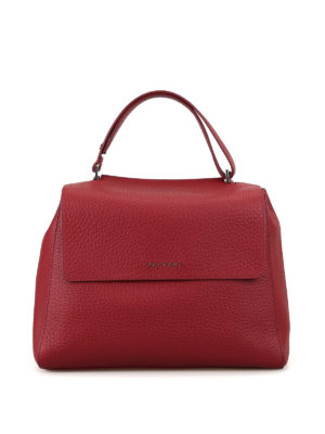 ORCIANI: borse a spalla - Borsa Sveva media in pelle a grana