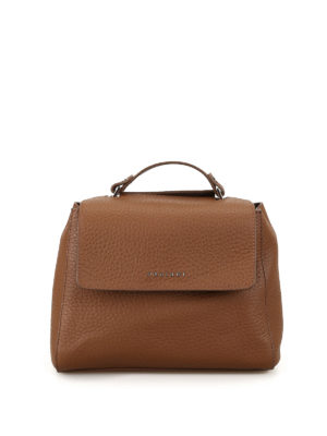 ORCIANI: borse a spalla - Borsa Sveva piccola in pelle a grana