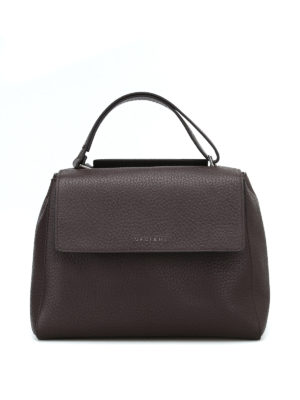 ORCIANI: borse a spalla - Borsa Sveva Soft media color testa di moro