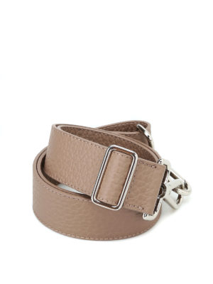 ORCIANI: borse a spalla - Tracolla Soft in pelle color tortora