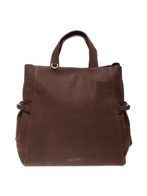 ORCIANI: totes bags - Fan nubuck large tote