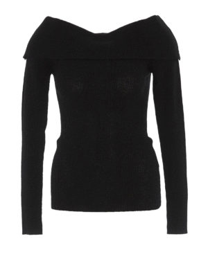P.A.R.O.S.H.: maglia collo a barchetta - Maglia Loulou off the shoulder con lurex