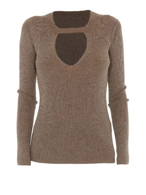 P.A.R.O.S.H.: maglia collo rotondo - Maglia Loulou in lana e lurex