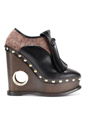 Paloma Barcelò: scarpe stringate - Francesine con zeppa Orense