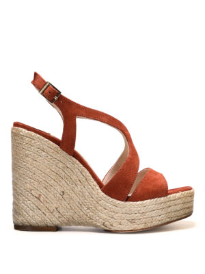 Paloma Barcelò: sandali - Sandali Fedry con zeppa in iuta