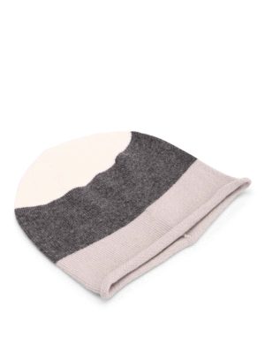 Paolo Fiorillo Capri: beanies - Striped merino wool beanie