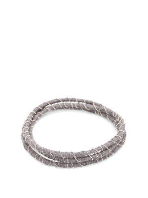 Paolo Fiorillo Capri: Necklaces & Chokers - Embellished wool necklace