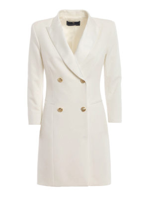 Paolo Fiorillo: cocktail dresses - White blazer style dress