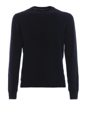 Paolo Fiorillo: maglia collo rotondo - Maglia girocollo in cashmere con maxi costine