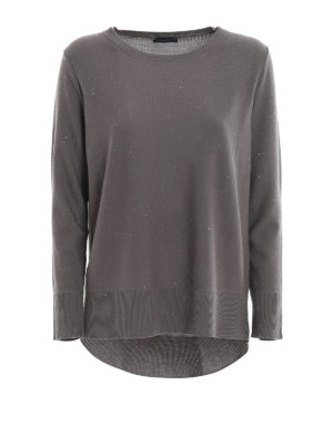 Paolo Fiorillo: crew necks - Sequined wool sweater