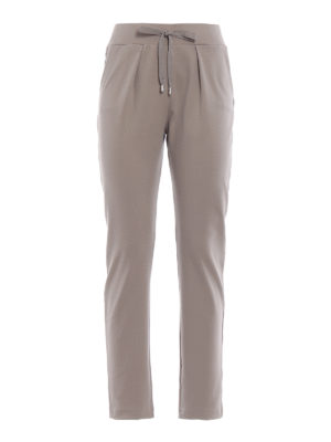 Paolo Fiorillo: pantaloni sport - Pantaloni con coulisse in gros grain