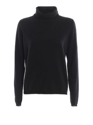 Paolo Fiorillo: Cuellos altos y polos - Suéter Con Cuello Alto - Negro