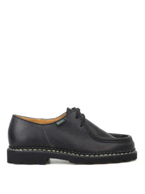PARABOOT: scarpe stringate - Allacciate Michael in pelle nera
