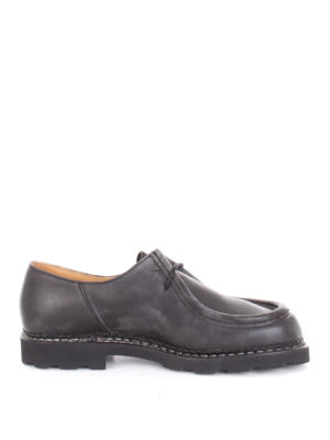 PARABOOT: lace-ups shoes - Michael black leather lace-ups