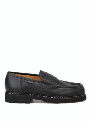 PARABOOT: Mocassini e slippers - Mocassini Reims in pelle nera