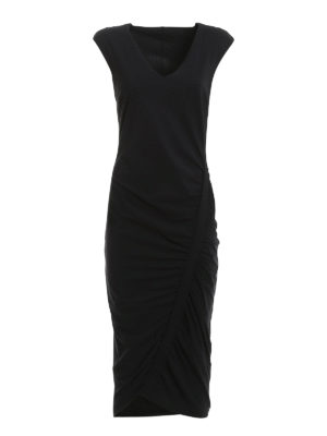 PATRIZIA PEPE: Vestidos media pierna - Vestido Midi - Negro