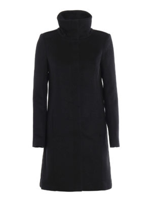 PATRIZIA PEPE: cappotti corti - Cappottino in misto lana con collo alto