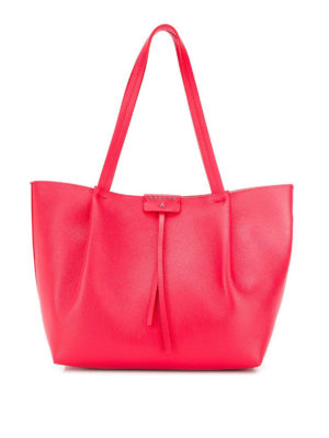 PATRIZIA PEPE: totes bags - Pepe City leather medium tote bag