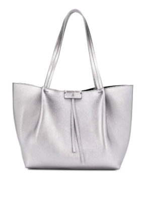 PATRIZIA PEPE: totes bags - Pepe City leather medium tote bag