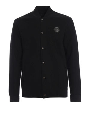 PHILIPP PLEIN: giacche casual - Giacca No Vacancy in cotone nido d'ape