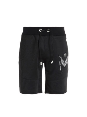 PHILIPP PLEIN: casual trousers - Thunder print shorts