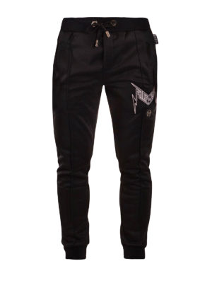 PHILIPP PLEIN: casual trousers - Thunder track trousers