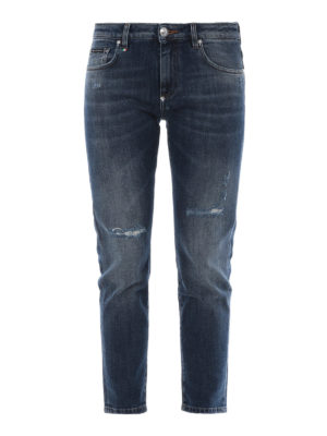PHILIPP PLEIN: jeans dritti