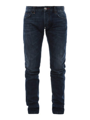 PHILIPP PLEIN: jeans dritti