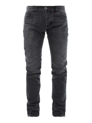 PHILIPP PLEIN: jeans dritti