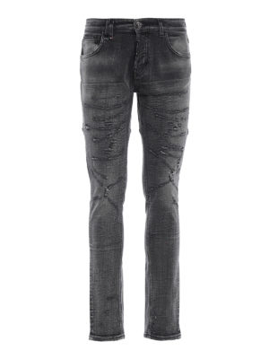 PHILIPP PLEIN: jeans dritti